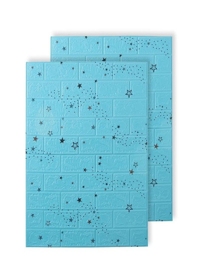 AV CLASSIC Self-Adhesive Waterproof PE Foam 3D Wall Panels Wallpaper Sticker for Bathroom, Living Room, and Home Decoration | 70 x 77 cm | Pack of 1 - Image 1